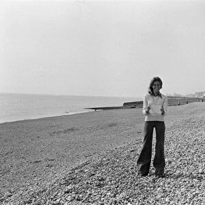 The Eurovision Song Contest 1974 in Brighton. Entry for United Kingdom Olivia Newton-John
