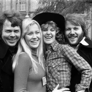 The Eurovision Song Contest April 1974 Abba the 1970s Swedish pop group consisting