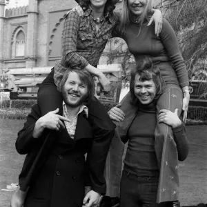 The Eurovision Song Contest April 1974 Abba the 1970s Swedish pop group consisting The Eurovision Song Contest April 1974 Abba the 1970s Swedish pop group consisting
