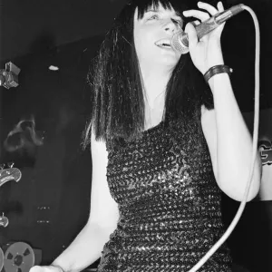 The Eurythmics perform at The General Wolfe, Foleshill, Coventry, Midlands