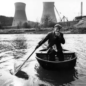 Eustace Rogers builds coracles but the demand for this ancient form of transport has