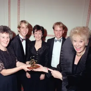 Evening Mail reader Mrs Brenda Ward of Walsall (left), presents the Soap of the Year Evening Mail reader Mrs Brenda Ward of Walsall (left), presents the Soap of the Year