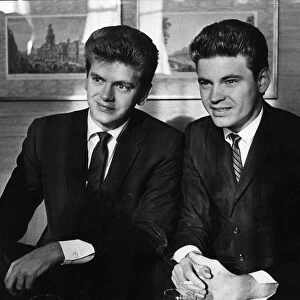 Everly Brothers from left: Phil And Don September 1963