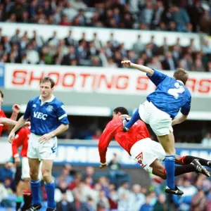 Everton 0-2 Manchester United, league match at Goodison Park Everton 0-2 Manchester United, league match at Goodison Park