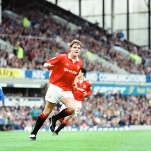 Everton 0-2 Manchester United, league match at Goodison Park Everton 0-2 Manchester United, league match at Goodison Park