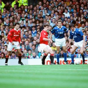 Everton 0-2 Manchester United, league match at Goodison Park Everton 0-2 Manchester United, league match at Goodison Park