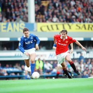 Everton 0-2 Manchester United, league match at Goodison Park Everton 0-2 Manchester United, league match at Goodison Park