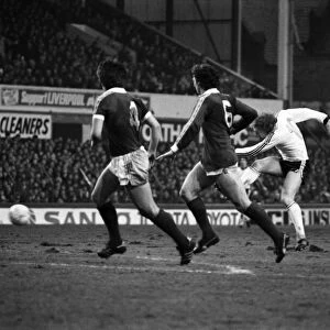 Everton 0 v. Ipswich 0. Division One Football. January 1981 MF01-12-037