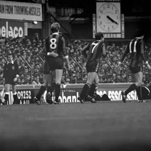 Everton 0 v Manchester City 1. Division 1 Football October 1981 MF04-11-053 Everton 0 v Manchester City 1. Division 1 Football October 1981 MF04-11-053