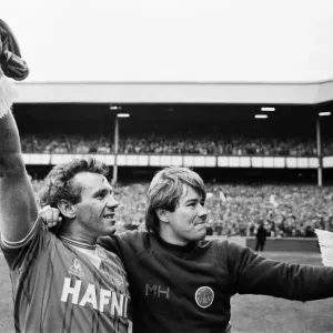 Everton clinched the league title for the eighth time in their history with a 2-0 win Everton clinched the league title for the eighth time in their history with a 2-0 win