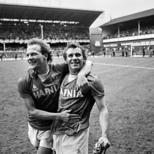 Everton clinched the league title for the eighth time in their history with a 2-0 win Everton clinched the league title for the eighth time in their history with a 2-0 win