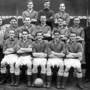 Everton players pose for a group photograph, March 1953 Everton players pose for a group photograph, March 1953