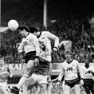Everton v. Arsenal. March 1985 MF20-13-001 The final score was a two nil victory Everton v. Arsenal. March 1985 MF20-13-001 The final score was a two nil victory