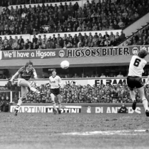 Everton v. Arsenal. Mars 1985 MF Le score final était une victoire deux buts à zéro.