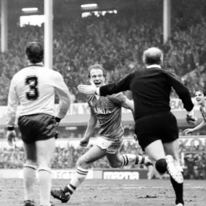 Everton contre Arsenal. Mars 1985 MF Le score final était une victoire à deux buts nil.