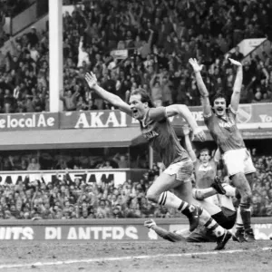 Everton v. Arsenal. Mars 1985 MF Le score final était une victoire à deux buts sans encombre