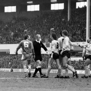 Everton v. Arsenal. Mars 1985 MF Le score final était une victoire de deux buts à zéro.