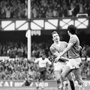 Everton v. Arsenal. March 1985 MF20-13-021 The final score was a two nil victory