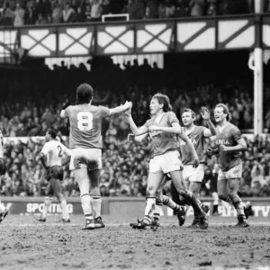 Everton v. Arsenal. March 1985 MF20-13-022 The final score was a two nil victory Everton v. Arsenal. March 1985 MF20-13-022 The final score was a two nil victory