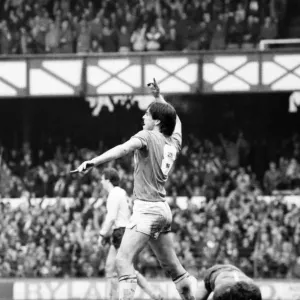 Everton v. Arsenal. March 1985 MF20-13-030 The final score was a two nil victory to Everton v. Arsenal. March 1985 MF20-13-030 The final score was a two nil victory to
