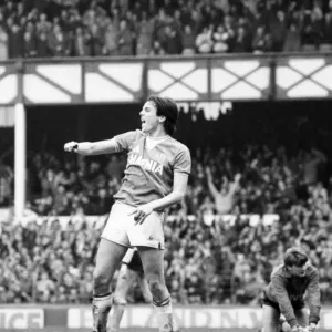 Everton v. Arsenal. Mars 1985 MF Le score final était une victoire de deux buts à zéro pour