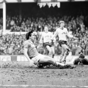 Everton v. Arsenal. Mars 1985 MF Le score final était une victoire de deux buts à zéro pour