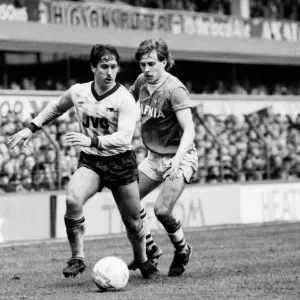 Everton v. Arsenal. Mars 1985 MF Le score final était une victoire de deux buts à zéro.