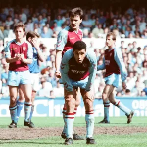 Everton v Aston Villa league match at Goodison Park May 1990 Everton v Aston Villa league match at Goodison Park May 1990