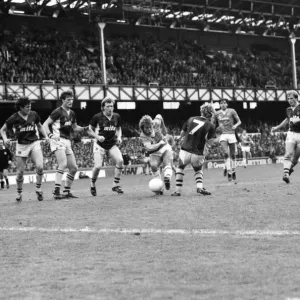 Everton v. Aston Villa. October 1984 MF18-01-051 The final score was a two one Everton v. Aston Villa. October 1984 MF18-01-051 The final score was a two one