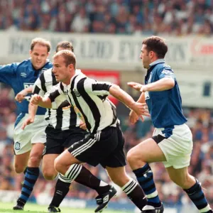 Everton v Newcastle Premiership Football 17th August 1996