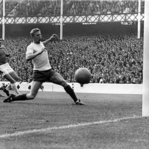 Everton V. Sheffield Wed: A shot from McCalling (not in pic Everton V. Sheffield Wed: A shot from McCalling (not in pic