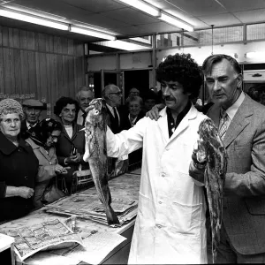 Ex Newcastle United player Jackie Milburn at the Cruddas Park Shopping Centre on 9th June Ex Newcastle United player Jackie Milburn at the Cruddas Park Shopping Centre on 9th June