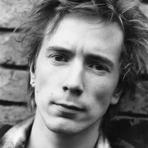 Ex Sex Pistols lead singer Johnny Rotten seen here during a photo shoot with Keith Levine Ex Sex Pistols lead singer Johnny Rotten seen here during a photo shoot with Keith Levine