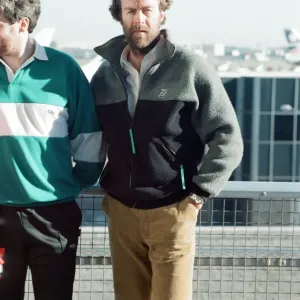Sir Ranulph Fiennes at Heathrow Airport, 20th February 1989 Print