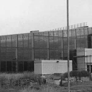 Exterior of the nearly completed Suncentre at Rhyl Europes first indoor surfing pool Exterior of the nearly completed Suncentre at Rhyl Europes first indoor surfing pool