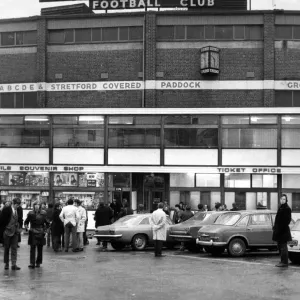 Old Trafford Stadium Print, 10th January 1972 (00772)