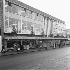 Exterior view Bexley Heath Co-Op combined supermarket and department store Exterior view Bexley Heath Co-Op combined supermarket and department store