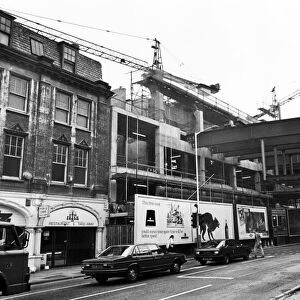 Exterior view of the construction of Eldon Garden Shopping Centre, Newcastle upon Tyne