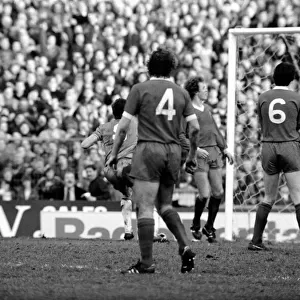 F. A Cup Football. Chelsea 2 v. Liverpool 0 February 1982 LF08-29-048