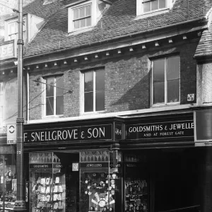 Uxbridge Jewellers Print, 1932 F. Snellgrove & Son