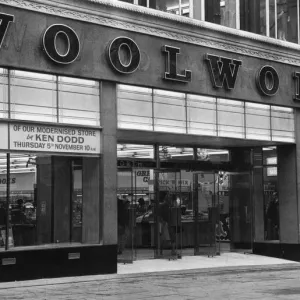 F W Woolworth Department Store Print, Liverpool 1970 F W Woolworth Department Store Print, Liverpool 1970