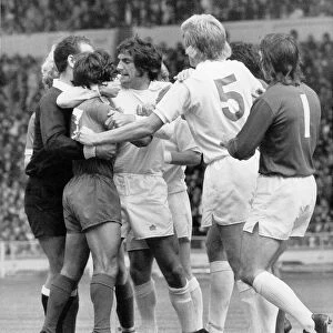 FA Charity Shield at Wembley Stadium August 1974 Liverpool