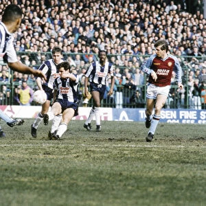 FA Cup Fifth Round match at the Hawthorns. West Bromwich Albion 0 v Aston Villa 2