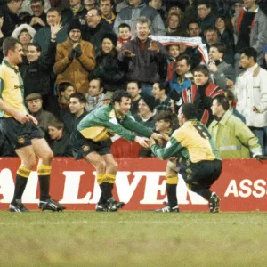 FA Cup fifth round match at Selhurst Park. Wimbledon 0 v Manchester United 3 FA Cup fifth round match at Selhurst Park. Wimbledon 0 v Manchester United 3