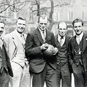 FA Cup Final 1929 Bolton v Portsmouth Harry Nuttall R Pym Jimmy Seddon Bob