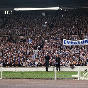 FA Cup Final 1966. Everton v. Sheffield Wednesday. Everton Fans
