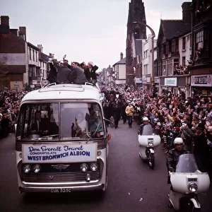 FA Cup final 1968 Victorious homecoming for the West Bromwich Albion team after