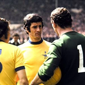 FA Cup Final 1971- Arsenal v Liverpool McLintock talks to McNab