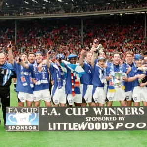 FA Cup Final, Everton v Manchester United. Everton won the match 1-0 via a headed goal by