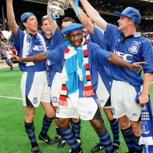 FA Cup Final, Everton v Manchester United. Everton won the match 1-0 via a headed goal by